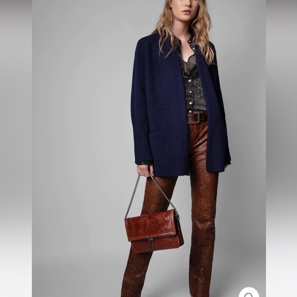 Zadig &Voltaire, long sleeved cardigan w shawl collar. Brand new with tag. - Picture 2 of 6